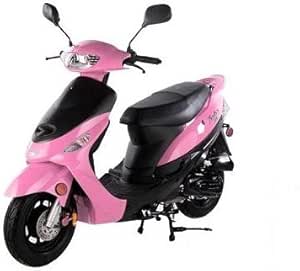 50cc Gas Street Legal Scooter TaoTao ATM50-A1 - Pink