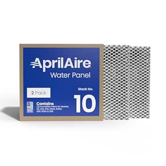 AprilAire 10 Water Panel Humidifier Filter Replacement for AprilAire Whole-House Humidifier Models 110, 220, 500, 500A, 500M, 550, 550A, 558 (Pack of 2)