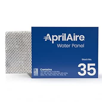 AprilAire 35 Water Panel Humidifier Filter Replacement for AprilAire Whole-House Humidifier Models 300, 350, 360, 560, 560A, 568, 600, 600A, 600M, 700, 700A, 700M, 760, 760A, 768 (Pack of 2)