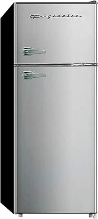 Frigidaire, 2 Door Apartment Size Refrigerator/Freezer Combo, 7.5 cu ft, Platinum Series, Stainless, 23