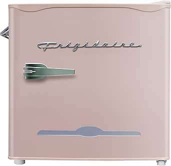 Frigidaire Retro Compact Fridge with Chiller, Countertop, Built-In Bottle Opener, Compact Refrigerator 1.6 cu ft, Mini Fridge for Office, Bedroom, Dorm Room or Cabin - 16