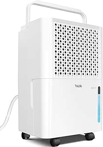 ToLife 2000 Sq.ft Dehumidifier for Basement with Drain Hose, 22 Pint Quiet Dehumidifiers for Home Large Room Garage Bedroom Bathroom, White