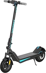 Hoverfly X3/X5 Electric Scooter for Adults, 18/25 Mile Range, 20Mph Top Speed, 500W Motor, 10'' Solid Tire, with Double Suppression Electric Code Lock Walk Assist Mode, Foldable Commuting E Scooter