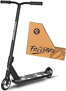 FREEDARE Pro Scooter Stunt Scooter Complete Trick Scooter for Kids 8 Years and Up, Teens, Adults, Boys and Girls Freestyle Street Scooter for Intermediate and Beginner Skate Park