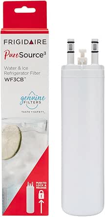 Frigidaire WF3CB Puresource3 Refrigerator Water Filter, White, 1 Count (Pack of 1)