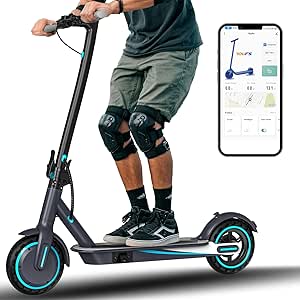 Electric Scooter Adults, 10.4/15 AH Battery, 350W/500W/600W Motor, 22/25 MPH Top Speed, 8.5''/10'' Tires, Long Range E Scooter, Folding Scooters with App Control