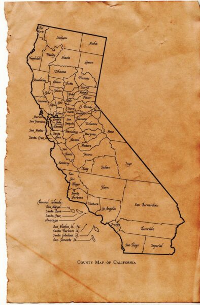 California regions map