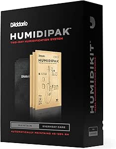 D'Addario Accessories Guitar Humidifier System - Humidipak Maintain Kit - Automatic Humidity Control System - Maintenance-Free, Two-Way Humidity Control System For Guitars