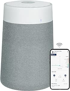 BLUEAIR Air Purifiers for Small Rooms, Bedroom, Home, Cleans 926 sqft in one hour, HEPASilent Air Cleaner for Pets, Allergens, Virus, Dust, Mold, Smoke - Blue Pure 511i Max