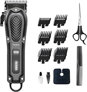 Hair Clippers for Men Professional - Cordless&Corded Barber Clippers for Hair Cutting & Grooming Rechargeable Beard Trimmer