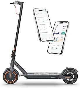 Electric Scooter, 350W/500W Motor, Max 21-28 Miles Range, 19/21 Mph Top Speed, 8.5''/10'' Tires, Dual Braking, Kick Scooter, 2 Wheels and Height Handlebars