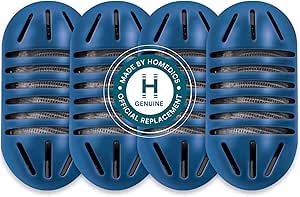 HoMedics Demineralization Cartridge for Ultrasonic Humidifiers – 4-Pack Humidifier Filter Replacements, Filters Mineral Deposits and Purifies Water in Air Humidifiers for Bedroom, Plants, Office Blue