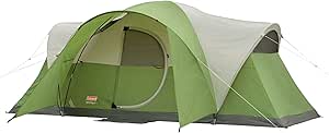 Coleman 8-Person Tent for Camping | Montana Tent with Easy Setup, Green