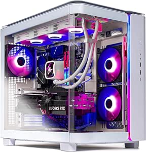 Skytech King 95 Gaming PC Desktop, Ryzen 7 9800X3D 4.7 GHz (5.2 GHz Turbo Boost), AMD RX 7900XTX 24GB GDDR6, 1TB Gen4 SSD, 32GB DDR5 RAM 6000 RGB, 1000W Gold ATX 3.0 PSU, 360mm ARGB AIO, Win 11 Home