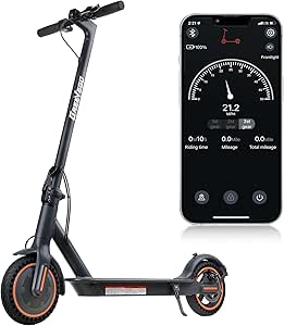 S7 Adults Electric Scooter,350W Motor Kick Scooter, Up to 21 Miles & 19Mph Speed Sports Scooter, 8.5