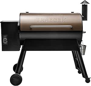 Traeger Grills Pro 34 Electric Wood Pellet Grill and Smoker, Bronze, 884 Square Inches Cook Area, 450 Degree Max Temperature, Meat Probe, 6 in 1 BBQ Grill