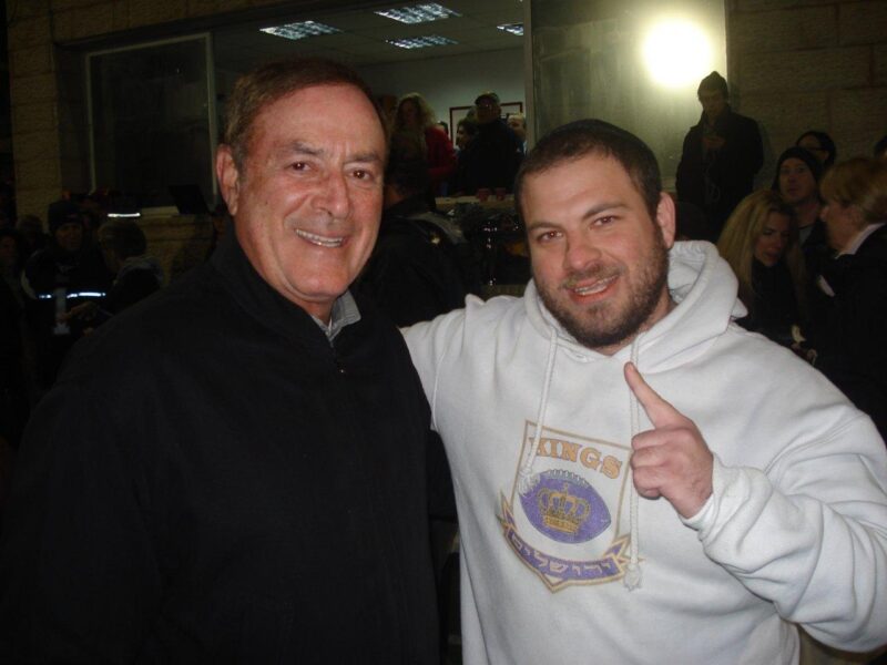 Al Michaels with Ari Louis