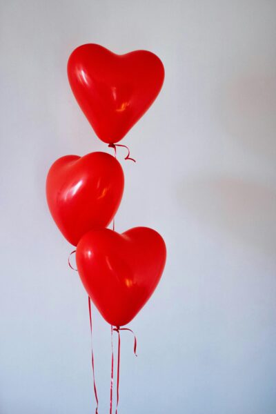 red heart balloons where is your heart at