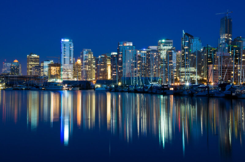 Vancouver Skyline at Twilight