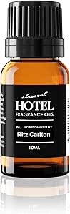 Hotel Diffuser Oil Inspired by The Ritz Carlton Hotel Scent - AirScent No. 1014 Fragrance Oil Blend - 10 mL, 0.34 fl oz Glass Bottle with Dropper Cap for Aroma Diffusers and Humidifiers