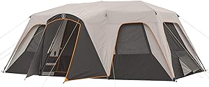 Bushnell Instant Tent | 6 Person / 9 Person / 12 Person Shield Series Instant Tents Cabin Design Perfect for 3 Season Family Camping, Hunting, and Fishing with Fast Setup