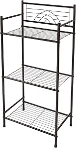 Bath Bliss 3 Tier Storage Shelf | Freestanding | Dimensions: 17.3