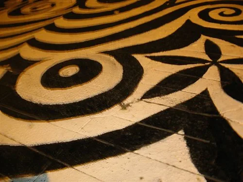 sidewalk painting near neumos