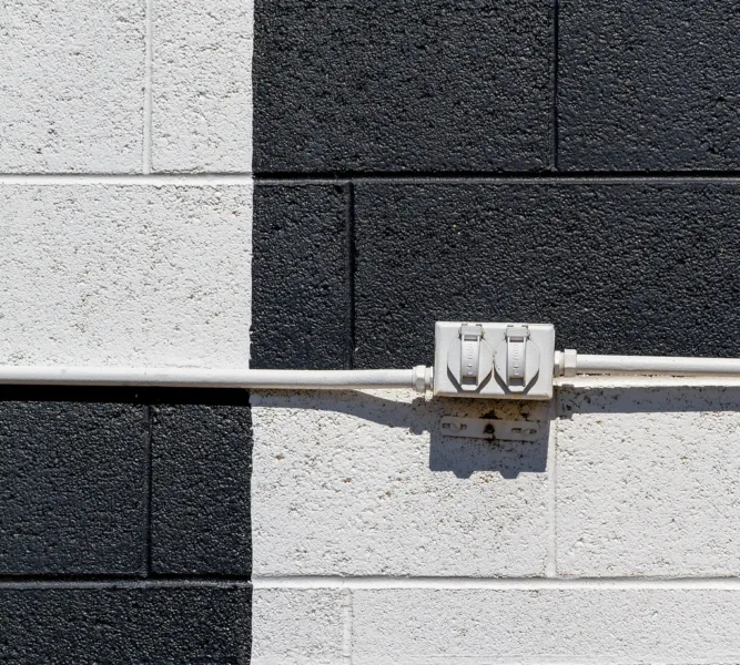 Wall with Electrical Box