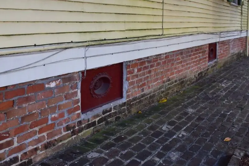 decorative metal foundation vents