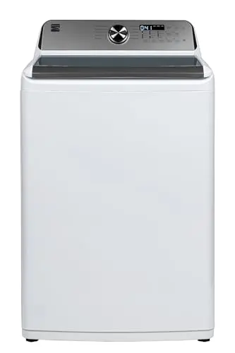 Kenmore 4.5 cu. ft. Top Load Washer with Triple Action Impeller for Tough Dirt & Stains-Reduce Laundry Time with Accela and Express Wash-LED, White