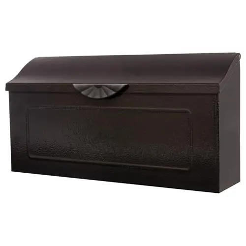 Architectural Mailboxes Amboy™ Black Medium Wall-Mounted Mailbox