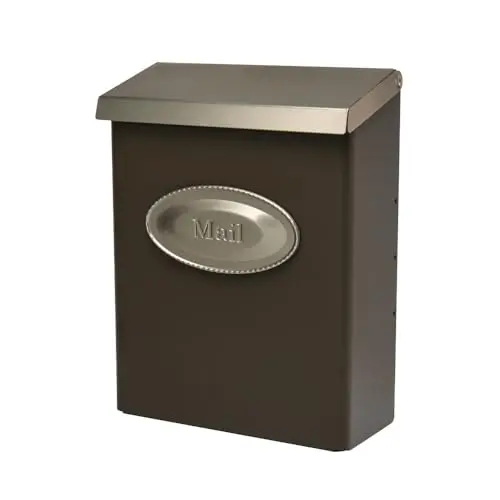 Architectural Mailboxes Designer Wall-Mount Mailbox, Venetian Bronze Finish