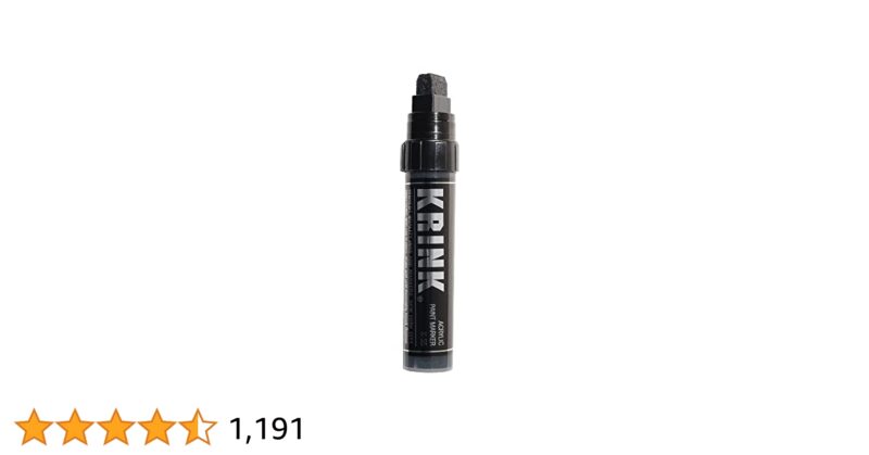 Krink K-55 Black Paint Marker: Perfect for Elevating Your Black Accent Wall Bedroom