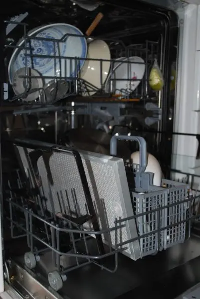 Rangehood filter in dishwasher