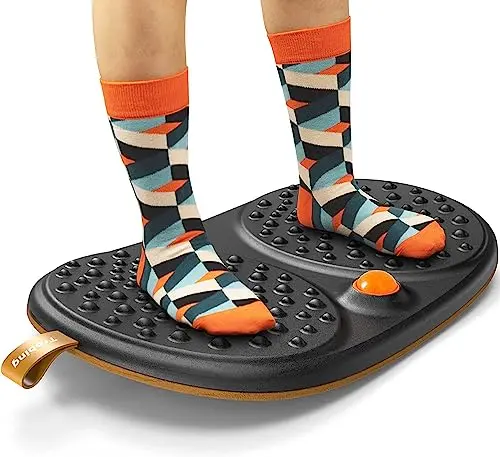 Trobing Standing Desk Balance Board with Rollerball - Anti-Fatigue Wobble Board for Home & Office (350 lbs Capacity)
