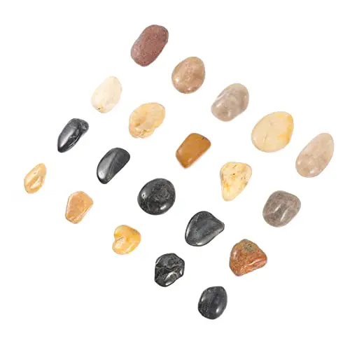Mikikit Creative Outdoor Pebbles - Vibrant Stones for Gardens and Aquariums