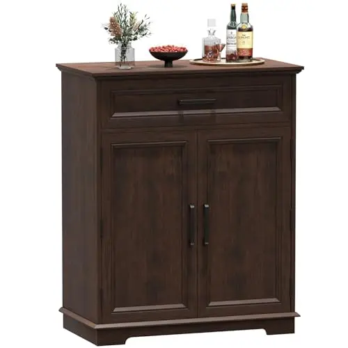 REDAYFUR Kitchen Storage Cabinet with Drawer
