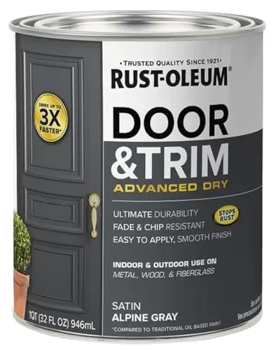Rust-Oleum 369387 Advanced Dry Door & Trim Paint