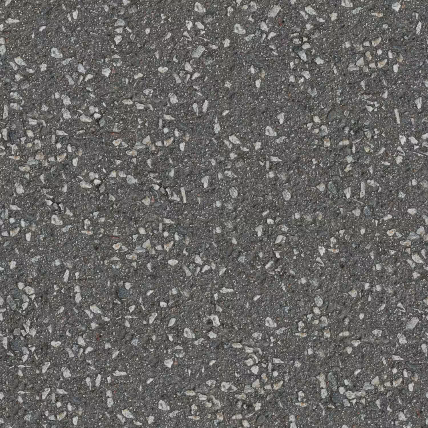 High-resolution close-up image of asphalt pavement showing texture and small stones.