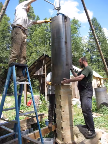 lowering the insulation tube