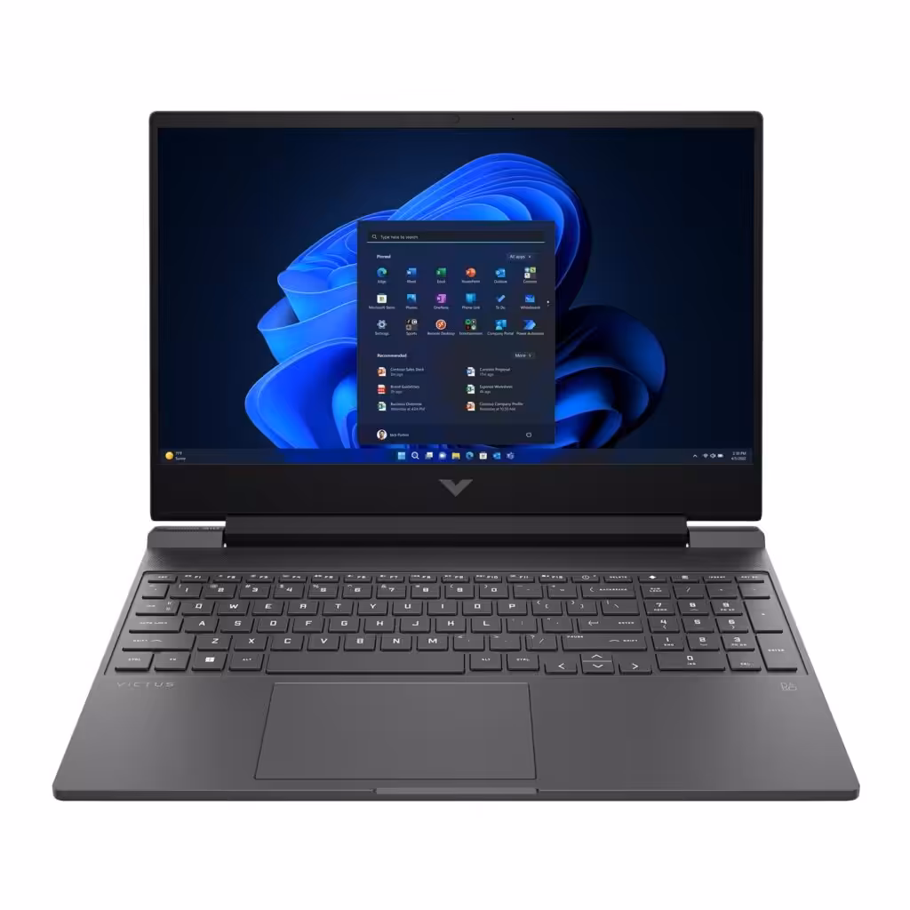 HP Victus 15-FA100 2024 Gaming Laptop 15.6" FHD IPS 144Hz 8-Core Intel i5-13420H 16GB DDR4 512GB SSD NVIDIA GeForce RTX 4050 6GB GDDR6 Wi-Fi 6 Backlit Keyboard Win11 Home w/ONT 32GB USB