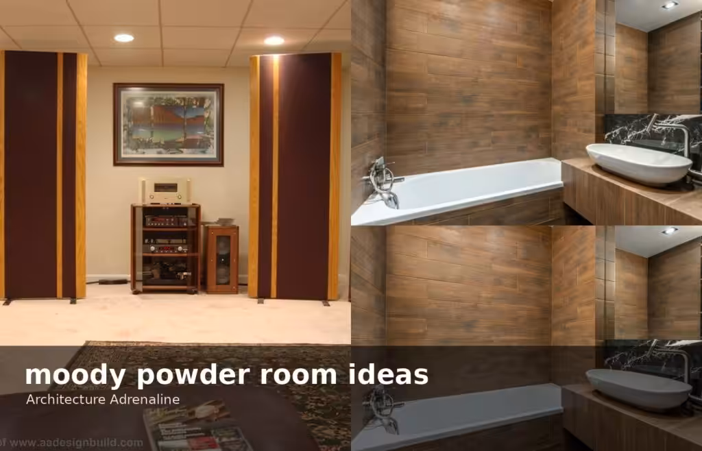Moody Powder Room Ideas