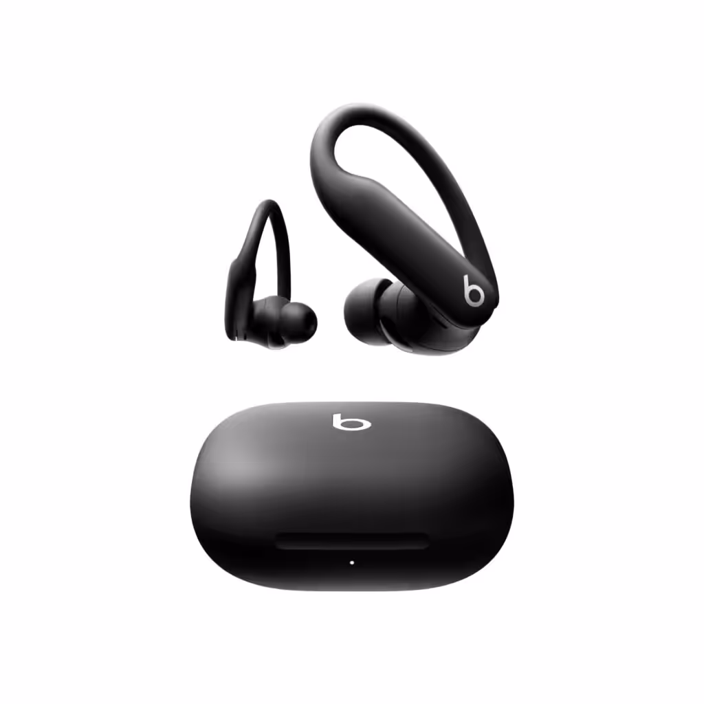 Beats Powerbeats Pro 2 - Wireless Noise Cancelling Workout Earbuds with Secure- Fit Earhooks, Up to 45-Hour Battery with Charging Case, Sweat &amp; Water Resistant, Heart Rate Monitoring - Jet Black