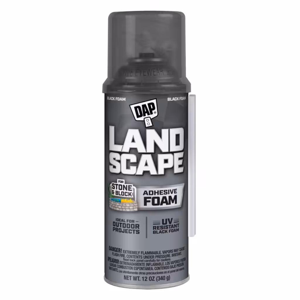 DAP Landscape Exterior Filler-Adhesive Foam, Black, 12 oz (7565040440)