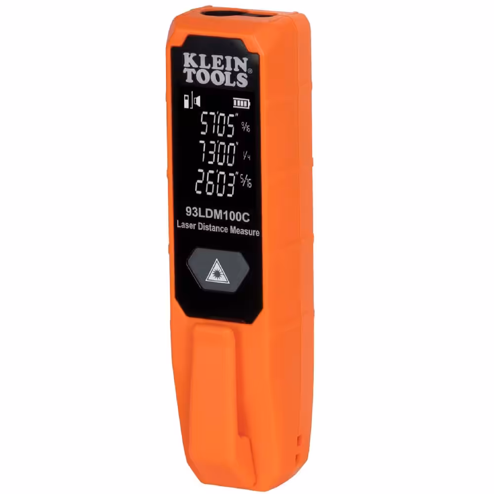 Klein Tools Laser Distance Measure, Measures in Feet, Inches, Meters