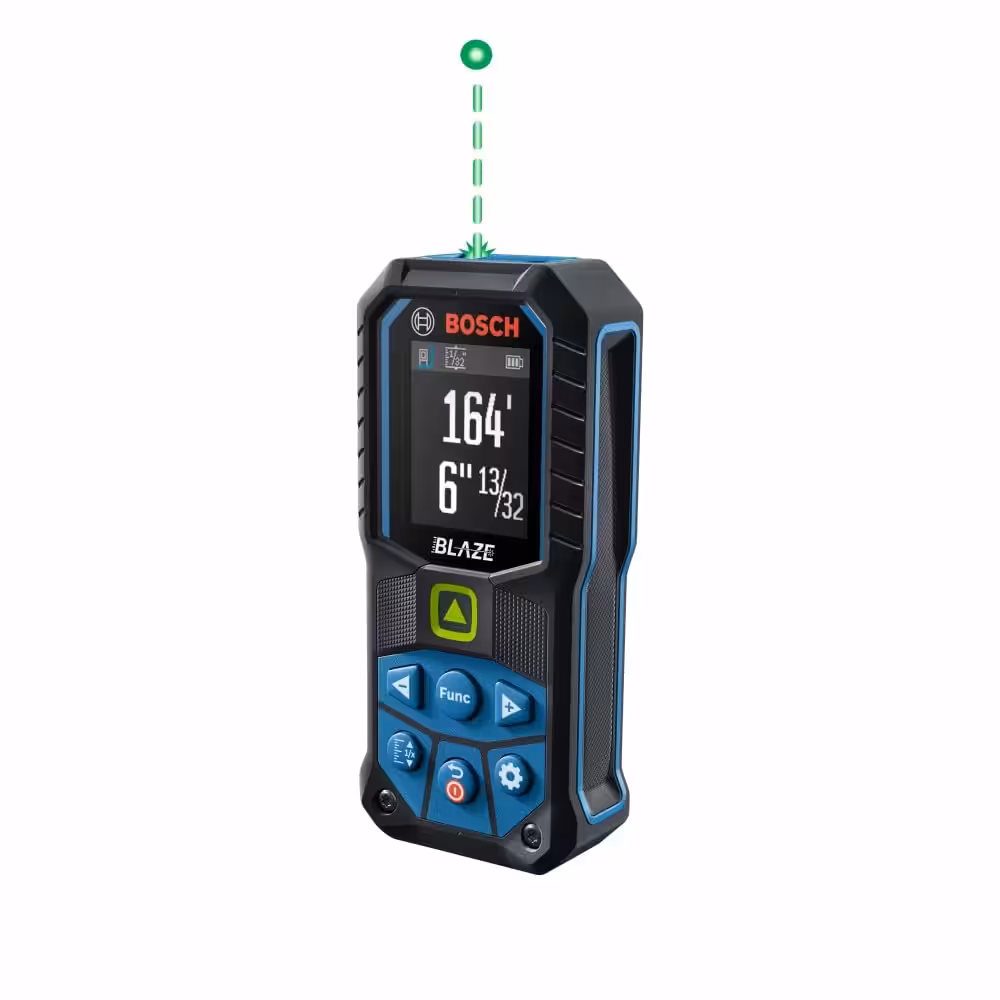 BOSCH GLM165-25G Blaze™ Green-Beam 165 Ft. Laser Measure, Laser Distance Measuring Tool