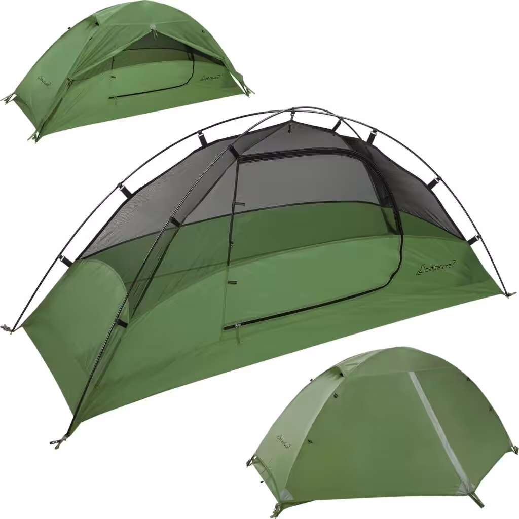 Clostnature Lightweight Tent for Backpacking - 1/2/3/4 Person Ultralight Backpacking Tent, Waterproof Easy Setup Camping Tent, Hiking Tent for Outdoor, Hiking and Mountaineering