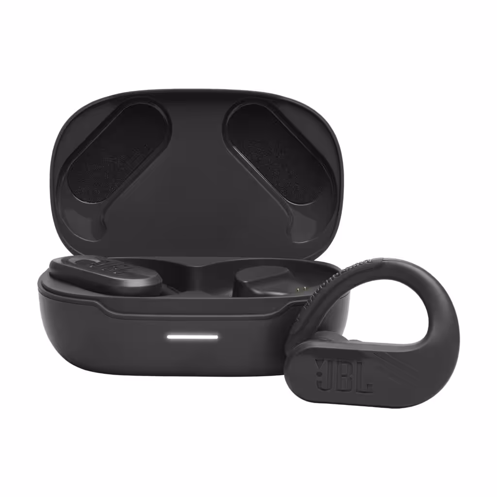 JBL Endurance Peak 3 - Dust and Water Proof (IP68) True Wireless Active Earbuds, JBL Pure Bass Sound, Up to 50 Total Hours of Playback with Speed Charge, Ambient Aware & Talk Thru (Black)
