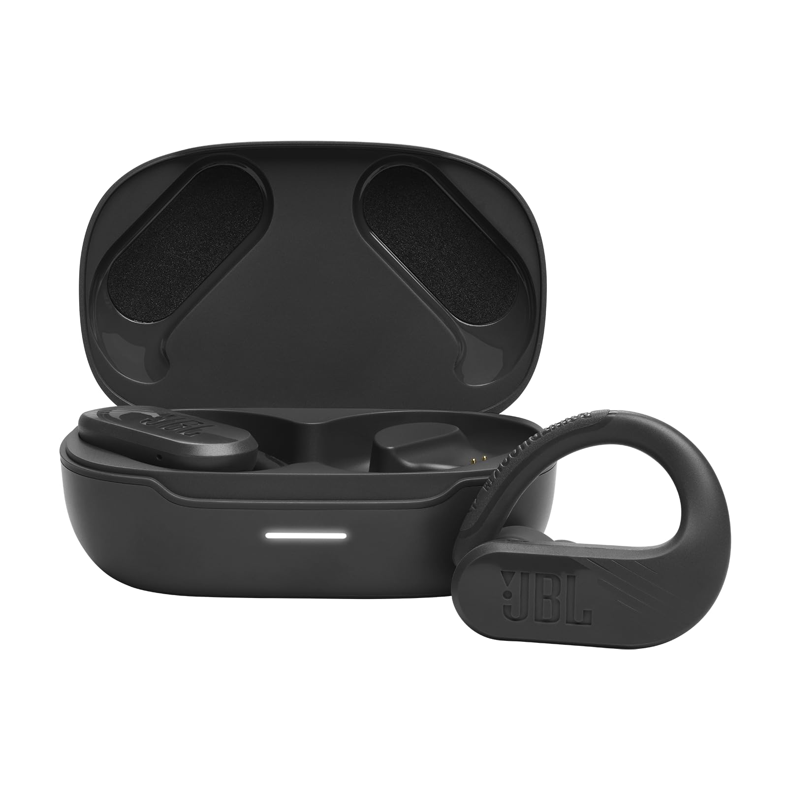 JBL Endurance Peak 3 - Dust and Water Proof (IP68) True Wireless Active Earbuds, JBL Pure Bass Sound, Up to 50 Total Hours of Playback with Speed Charge, Ambient Aware &amp; Talk Thru (Black)