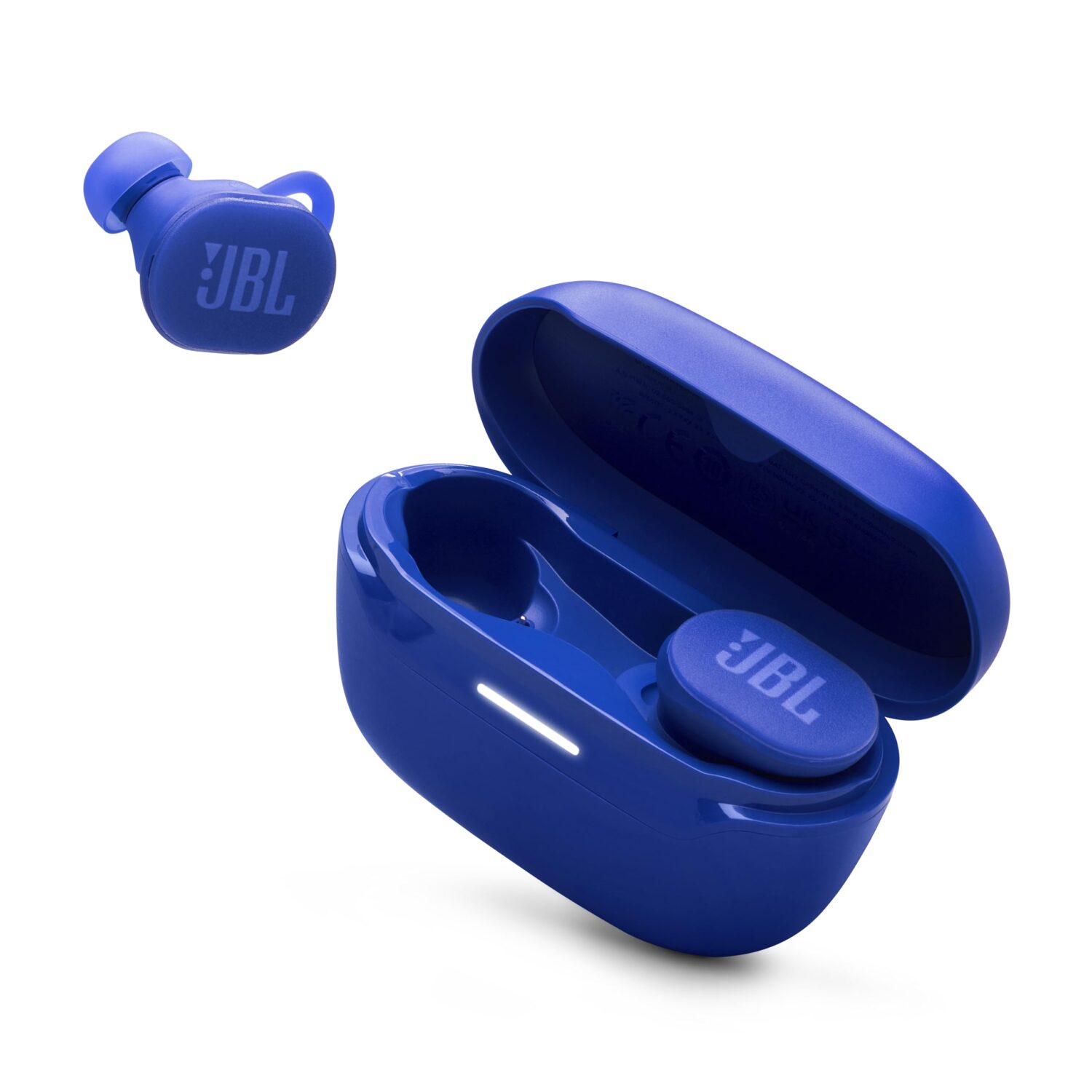 JBL Endurance Race 2 - Waterproof (IP68) Sports True Wireless Earbuds with 4 mics for Crisp, Clear Calls, JBL Pure Bass Sound, 48Hrs of Playback, Plus Speed Charging &amp; Active Noise Cancelling (Blue)